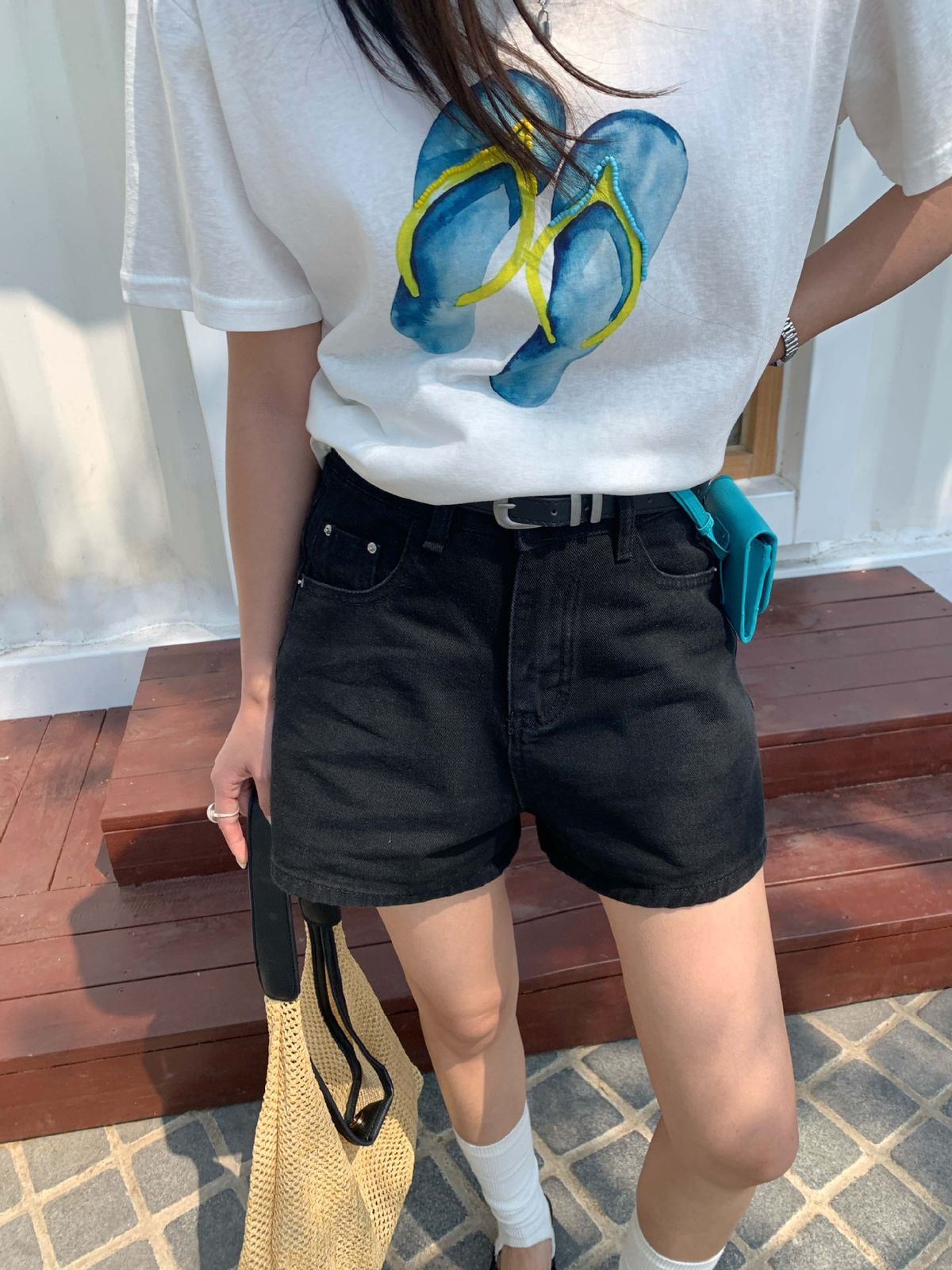 Women's Clothing Style Women's Denim Shorts Casual Summer A-Line Slim Fit Hot Pants Wide Leg Rolled Hem Hot Girl_ecoleips.com