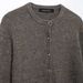 Vintage Versatile Crew Neck Metal Button Knitted Sweater_ecoleips.com