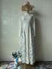European And American 2025 Spring Cross-Border Elegant Long-Sleeve Design Round-Neck Floral Print Long Dress For_ecoleips.com