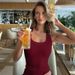 Women's Ribbed U-Neck Slim Fit Cami Top For Summer | Stretchy Crop Tank In White, Black, Tan, Burgundy_ecoleips.com