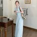 Women's 2026 Spring/Summer New Style Vest Set Old Fashioned Island Beach Tank Top Wide Leg Pants Two Piece Set_ecoleips.com