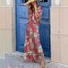 Cross-Border European American 2024 Autumn New Independent Station Printed Button-Up Top And Skirt Set For Women NTZ3455_ecoleips.com