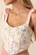 Aria Basics Aria Basics Cross-border Foreign Trade European And American Women's Clothing 2025 Summer Floral Fashion Lace-up Sexy_ecoleips.com