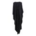 New European And American Style Solid Color Middle-woven Robe Beach Long Dress Loose Bikini Cover-up Swimsuit Sun_ecoleips.com
