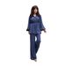 Cross-border Ready-to-ship Women's Clothing 2025 New Model Foreign Trade Loose-fitting Tie-waist Lantern Sleeve_ecoleips.com