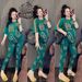 Women's Summer Fashion Suits Loose Short Sleeve T-Shirt With Slim Fit Yoga Pants Casual Two-Piece Sports Suit For Spring/Autumn_ecoleips.com