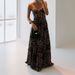 Women Elegant Fashion Sexy Leopard Print Suspender Long Dress Summer Casual Party Evening Maxi Dress For Ladies_ecoleips.com