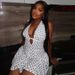 Women's Slimming A-Line Dress Polka Dot Print Deep V Neck Sleeveless Halter Neck Waist Cinching Short Fashion American Style_ecoleips.com