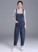 K Cowboy Overalls, Plus Size, Slightly Chubby, Loose Casual Pants, Women's Clothing, High-end Feel_ecoleips.com