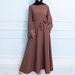 Miaoxiangyi Clothing New 2025 Spring Muslim Women's Embroidered Sequin Cuff Robe_ecoleips.com
