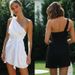 2022 Cross-Border Exclusive European And American Women's Fashion New Solid Color Asymmetrical Shoulder Belted Irregular_ecoleips.com