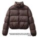 Off-Season Version Kendall Jenner Style Short High-Waisted Thickened Down Jacket For Petite Women, European And American_ecoleips.com