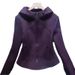 Women's Clothing Autumn New Comfortable Style! Sportswear Casual Hooded Air Layer Cotton Sweatshirt Women's Cardigan Jacket_ecoleips.com