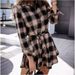 Cross-border Bestseller On , New European And American Autumn/winter Fashion Sexy Printed Shirt Dress For_ecoleips.com