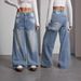SC European And American New Style Work Vintage Wahed Floor-Length Pant, High-Waited Slimming For Women, Women'_ecoleips.com