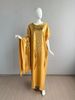 Muslim Rayon Gold Foil Robe Large Headscarf Set_ecoleips.com