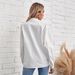 Aria Basics Aria Basics Independently Developed 2025 Spring/summer European And American Cross-border Women's Elegant Solid Color Long-sleeve_ecoleips.com