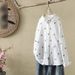 Bohemian Embroidered Cotton-Linen Blouse – Floral Lace Trim & Relaxed Fit (M-L, White, Versatile For Work & Weekend)_ecoleips.com