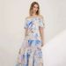 2025 New Off Shoulder European And American Women's Fashion Organza Fairy Long Temperament Evening Dress_ecoleips.com