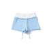 Women's Clothing Summer Hot Girl Color Matching Elastic Sports Shorts Women's Beach Ultra Short Elastic Waist Slim Fit Straight Casual Pants_ecoleips.com