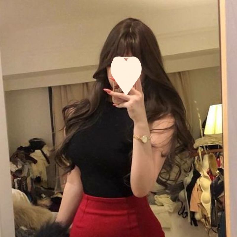 2025 Spring Summer New Pure Desire Sexy Sleeveless Top Slim Fit Base Shirt High Waist Slimming Bodycon Short Skirt For_ecoleips.com