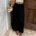 Women's Clothing Bohemian Style Wide Leg Pants Elastic Waistband Loose Fit Comfortable All Year Round Travel Suitable Women's Bottoms_ecoleips.com