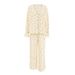 Autumn New Euopean And Ameican Style Loose Comfotable Cotton Pinted Pajama Set Wholesale Women's_ecoleips.com