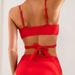 Women's Sexy Lace-Up Solid Color Bikini Two-Piece Swimsuit Cross-Border European American Style Wire-Free Vacation Suit_ecoleips.com