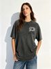 Women's Vintage Wash Fashion Top, Soft Touch Short Sleeve T-Shirt_ecoleips.com