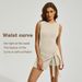Women's Clothing Women's Spring Summer Outdoor Fitness Sports Skirt Anti-Exposure Breathable Cross Hemmed Mini Tennis Skirt One Piece_ecoleips.com