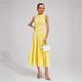 Summer New Arrival Women's round Neck Sleeveless Long Dress Elegant Lace Commuter Evening Gown European American Style_ecoleips.com