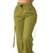 Women's Loose Straight Leg Trousers Multi Pocket Versatile Cargo Pants American Style Street Fashion_ecoleips.com