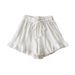 Women's Clothing Summer New Elastic Waist Sports Pants Hot Pants_ecoleips.com