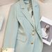 Women's Clothing Lake Green Super Good Looking High End Suit Jacket_ecoleips.com