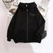 Women's Clothing Trendy Couple Hooded Fleece Cardigan Women's Clothing Long Sleeve Letter Print Sweatshirt For Women_ecoleips.com