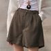 100% Linen Shorts For Women - Mid-Rise Relaxed Fit Walking Shorts, Classic "Quiet Luxury" Style For Spring Summer_ecoleips.com
