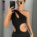 Voya Irregular Design Trendy Lingering Body Clothes For Women's Clothing, 2026 Spring/Summer New Collection: Conical Pants With Inner Comb_ecoleips.com
