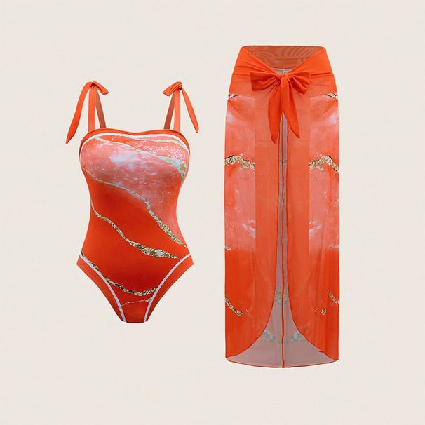 Women’s Clothing swimwear new style conservative bikini swimsuit women's high end beach skirt two piece suit_ecoleips.com