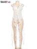 Weird Puss Ruffles Flowers Tank Tops Women Mesh Summer Sexy Deep V-Neck Irregular Tassel Halter Backless Camisole Wild Street_ecoleips.com