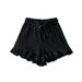 Women's Clothing Summer New Elastic Waist Sports Pants Hot Pants_ecoleips.com