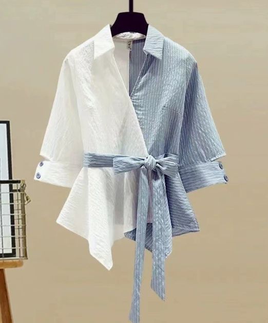 Women's Clothing Summer Suit For Women 2023 New Fashion Fashionable Flesh-covering Slimming Top High-waisted Jeans Two-piece Set_ecoleips.com