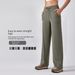 Women's Clothing New Evrlue Double 6 Zero Sense Wide Leg Pants Large Pocket Fitness Yoga Pants Women's Sports Casual Trousers Dl336_ecoleips.com