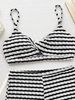 Women's Clothing Women's Two Piece Swimsuit Black White Color Block Sexy Bikini Europe America For Formal & Casual For Women_ecoleips.com