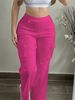 Women's Casual Cargo Pants Large Pocket Versatile Everyday Simple Bottoms_ecoleips.com