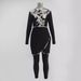 Women's Clothing Blocking Top Pants Hat Three Piece Swimsuit Full Cover Sunscreen Conservative Diving Swimsuit_ecoleips.com