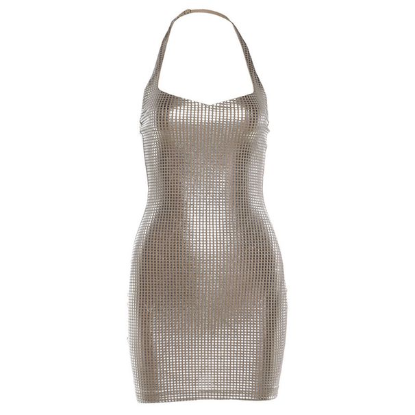 Women's Sexy Halter Neck Bodycon Dress Slim Fit Waist Autumn Fashion Unique Design For Women_ecoleips.com