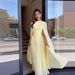 Women's Clothing Summer New Solid Color Waist Celebrity Style Elegant Long Evening Dress For Women_ecoleips.com