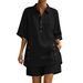 Casual Cotton Short-Sleeve Shirt & Pants Set – Breathable & Versatile (S-3XL, Multi-Color Options)_ecoleips.com
