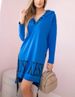 Women's plus Size Hooded Dress Casual Long Sleeve Printed Dress with Pockets for Everyday Wear_ecoleips.com