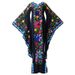 European And American Women's Fashion Autumn Winter Long Bohemian Evening Gown Hot-Selling Batwing Sleeve Printed_ecoleips.com
